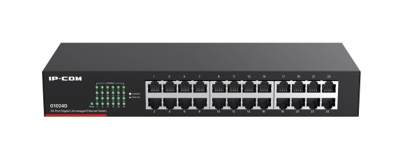 G1024D Неуправляемый 24-портовый коммутатор (24 порта Ethernet 10/100/1000 Мбит/с) Фото
