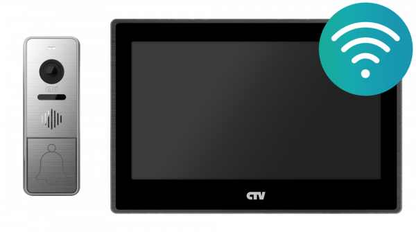 KIT 5702 Комплект  видеодомофона из вызывной панели CTV-D4005 и монитор CTV-M5702 Фото