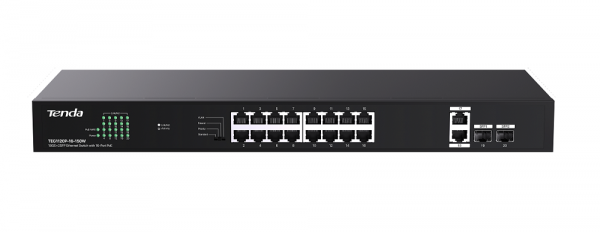 TEG1120P-16-150W Коммутатор 18GE+2SFP с 16 портами PoE Фото