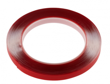 Двухсторонний скотч REXANT, прозрачный, на акриловой основе, 9 мм, ролик 5 м Фото