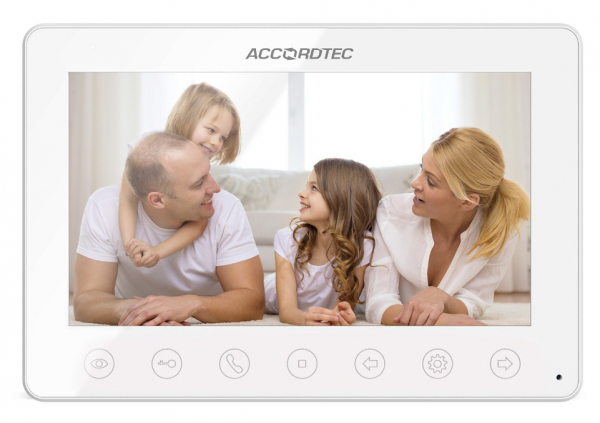 AT-VD 751C/M/SD WH Цветной 4-x проводный, 7 AT-VD 751C/M/SD WH Цветной 4-x проводный, 7