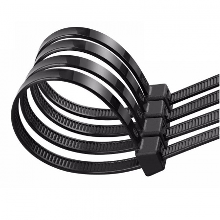 Хомут-стяжка нейлоновая Unibrave 250*3,6 мм, черный, 100 шт. Фото