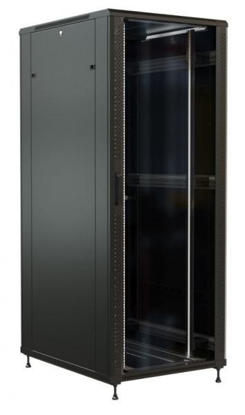 WR-TT-2786-AS-RAL9004 Шкаф напольный 19-дюймовый, 27U, 1388x800х600 мм (ВхШхГ) Фото