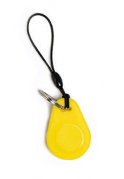 Брелок Mifare, IL-75MY силиконовый, с кольцом/резинка, жёлтый Фото