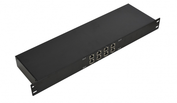 RVi-1NSP20-8GP Устройство грозозащиты линии Ethernet и PoE Подключение 8 защищаемых устройств Фото