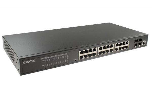SW-24G4SF-L2 Управляемый L2+ коммутатор Gigabit Ethernet на 28 портов Фото