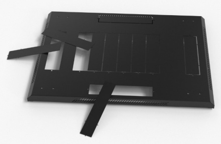 Hyperline TTB-4288-DD-RAL9004 Шкаф напольный 19-дюймовый, 42U, 2055x800х800 мм (ВхШхГ) Фото