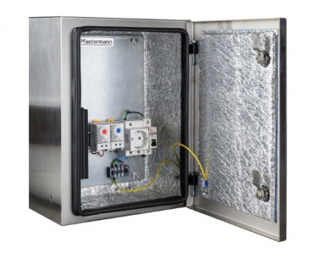 МАСТЕР-2УТП-Н Климатический навесной шкаф из нержавеющей стали Фото