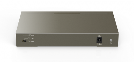 F1110P-8-102W Неуправляемый PoE коммутатор с 8 портами PoE и 2 Гигабитными портами Фото