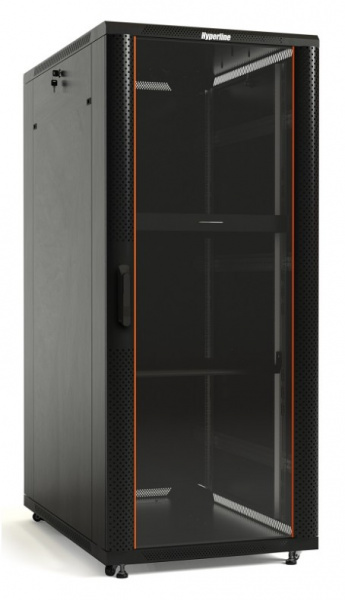Hyperline TTB-3281-AS-RAL9004 Шкаф напольный 19-дюймовый, 32U, 1610х800х1000 мм (ВхШхГ) Фото