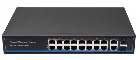 NS-SW-16G4G-PL Управляемый L2 PoE коммутатор Фото
