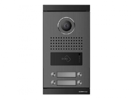 DRC-4ML/RF1 вызывная панель в/д на 4 абонента, врезная с встроенным считывателем карт Фото