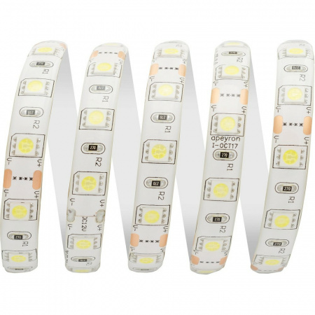 LED лента силикон, 10 мм, IP65, SMD 5050, 60 LED/m, 12 V, цвет свечения белый Фото