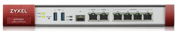 Межсетевой экран Zyxel ZyWALL ATP200 [ATP200-EUCI02F] Фото