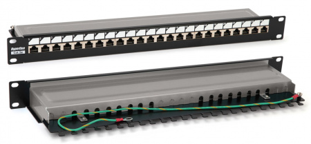 Hyperline PP3-19-24-8P8C-C5E-SH-110D Патч-панель 19