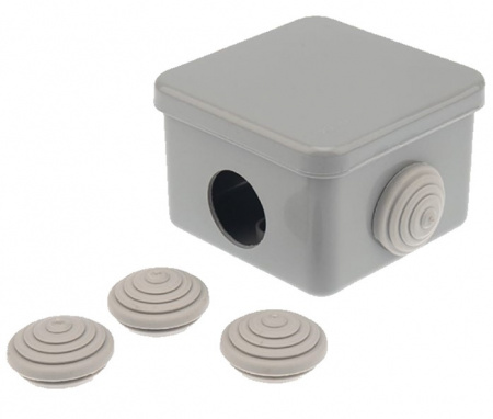 Коробка распаячная ОУ, 65x65x50, IP54 (УПрк 65*65/45.2.3) REXANT Фото