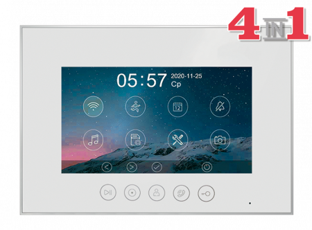 Marilyn HD s VZ (white) Монитор цветного видеодомофона 7 дюймов Фото