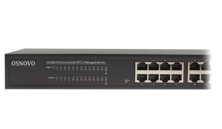 SW-24G4SF-L2 Управляемый L2+ коммутатор Gigabit Ethernet на 28 портов Фото
