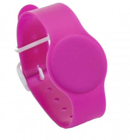 Браслет Temic, IL-18TP, силиконовый с застёжкой (розовый) Фото