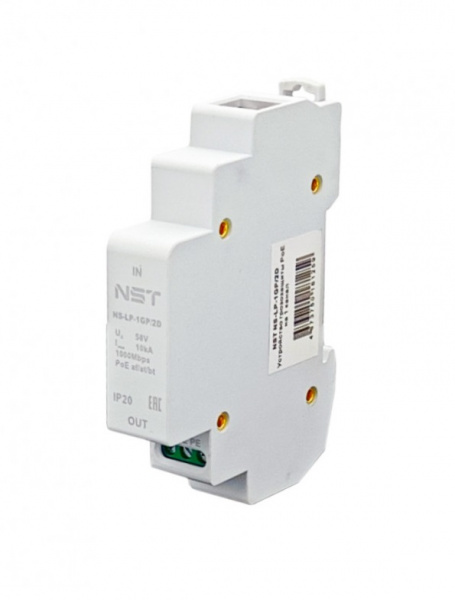 NST NS-LP-1GP/2D Гигабитная грозозащита Ethernet+PoE