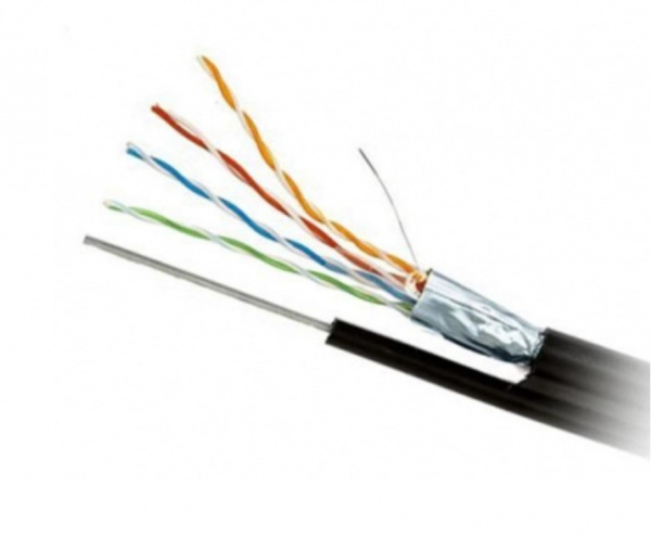 FTP outdoor с тросом 4x2x0,52 Cu Полимет Кабель «витая пара» (LAN) Фото