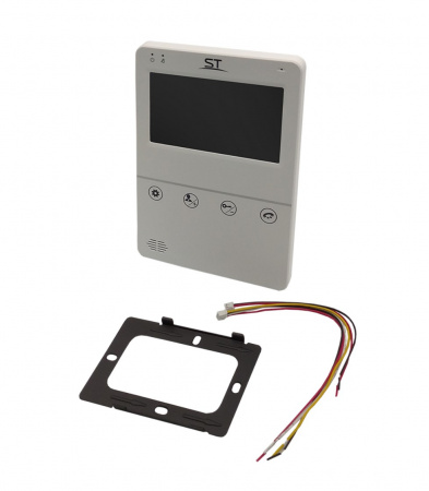 ST-M100/4 (S) БЕЛЫЙ, (версия 2) Монитор домофона цветной Фото