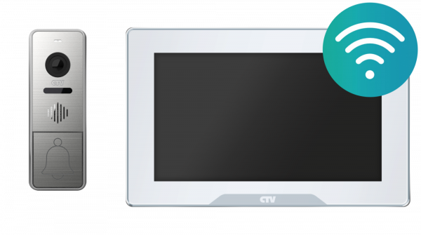KIT 5701 Комплект  видеодомофона из вызывной панели CTV-D4005 и монитор CTV-M5701 Фото