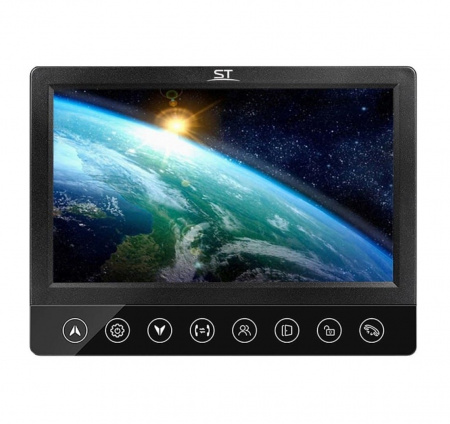 ST-M102/7 (S) ЧЕРНЫЙ Монитор домофона цветной Фото