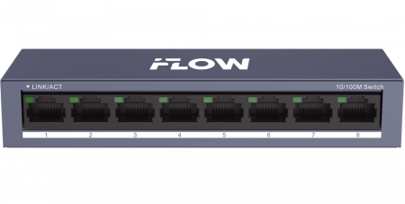 F-SW-EU208-O Неуправляемый коммутатор L2, 8 портов 10/100M RJ45 Фото