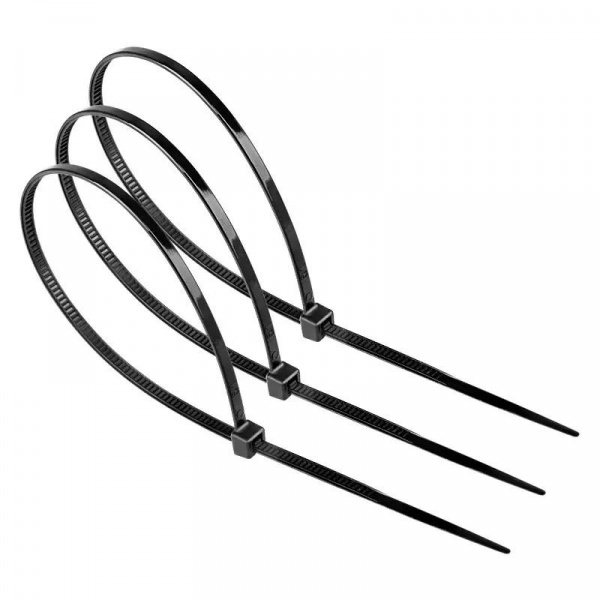 Хомут-стяжка нейлоновая Unibrave 200*3,6 мм, черный, 100 шт. Фото