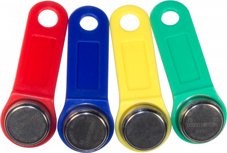 TM1990A iButton TS синий, ключ Touch Memory Фото