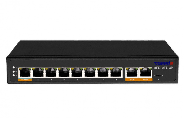 TR-NS1110-120-8POE неуправляемый коммутатор с 8 PoE портами Фото