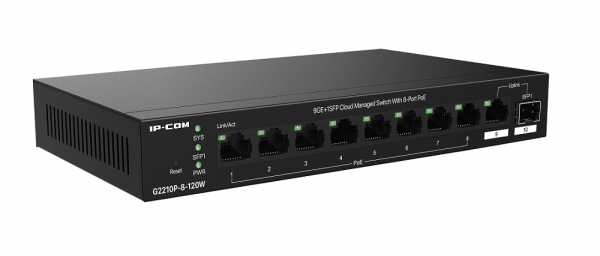 G2210P-8-120W управляемый PoE-коммутатор Фото