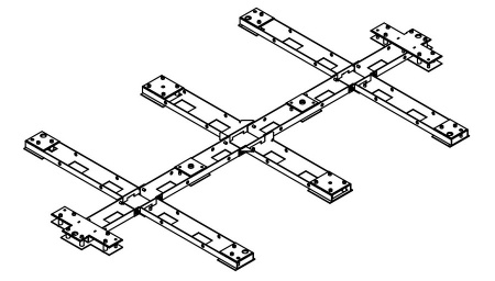 PERCo-RF20 Рама монтажная для турникетов PERCo-RTD-20 Фото