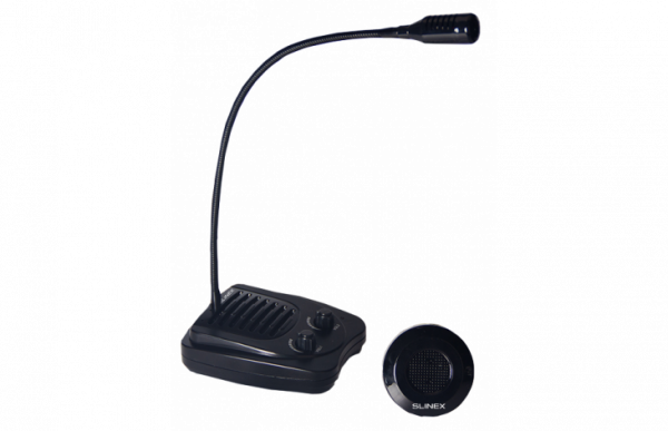 SLINEX AM-30 Переговорное устройство типа клиент-кассир, черный Фото SLINEX AM-30 Переговорное устройство типа клиент-кассир, черный Фото