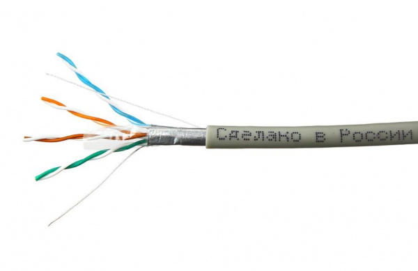 Кабель «витая пара» (SkyNet) FTP Indoor 4PR, CAT5e 4x2x0,50 Standard 24AWG Cu, 305м (LAN) Фото