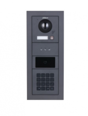 DHI-VTO4202FB-P1 Основной модуль вызывной панели с камерой 2 МП и механической кнопкой Фото