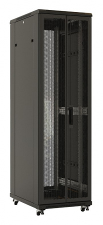 Hyperline TTB-4782-DD-RAL9004 Шкаф напольный 19-дюймовый, 47U, 2277x800х1200 мм Фото