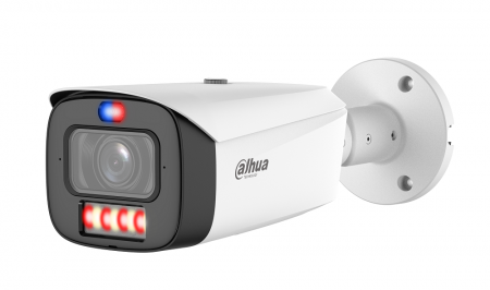 DH-IPC-HFW3449T1P-ZAS-PV-2712-PRO Уличная цилиндрическая IP-видеокамера WizColor с ИИ и активным сдерживанием 4Мп Фото