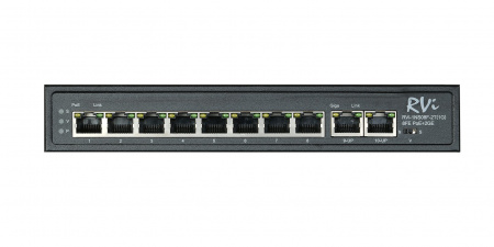 Сетевой коммутатор RVi-1NS08F-2T (1G) на 10 портов Фото