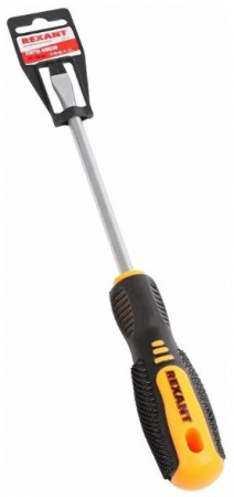 Отвертка шлицевая SL 8х150 мм, двухкомпонентная рукоятка REXANT Фото