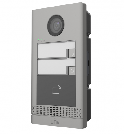 OEU-202S-HMK2 Металлическая вызывная панель на 2 абонента с ИК-подсветкой Фото