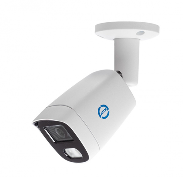 AT-NC-2B5M-2.8/MDL (10S) 5Мп уличная цилиндрическая  IP-камера с двойной подсветкой и встроенным микрофоном Фото