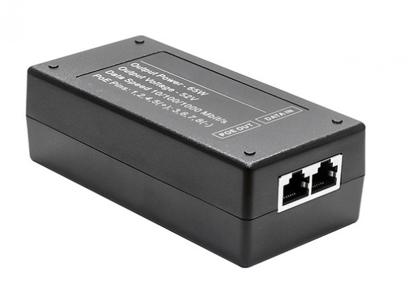 NS-PI-1G-65 PoE-инжектор 65W Gigabit Ethernet на 1 порт Фото