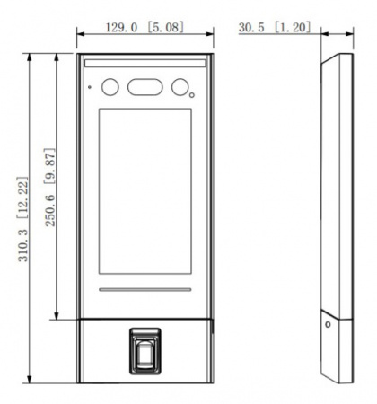 DHI-ASI7214X AI терминал учета рабочего времени и контроля доступа Фото