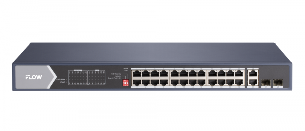 F-SW-EU628HPOE-V 24-портовый неуправляемый PoE-коммутатор Фото