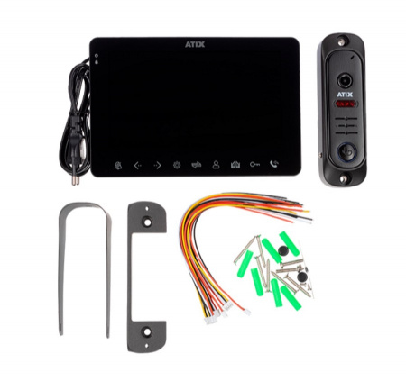 AT-I-K710C/T Black Комплект: видеодомофон СVBS и видеопанель СVBS Фото