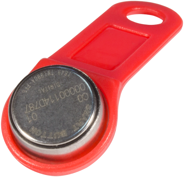 TM1990A iButton TS красный, ключ Touch Memory Фото
