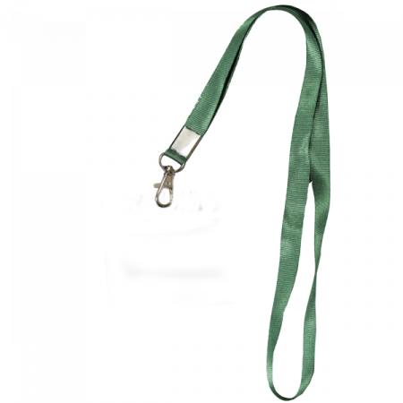 TS-STR (green) Лента шёлковая с металлическим карабином-защёлкой Фото